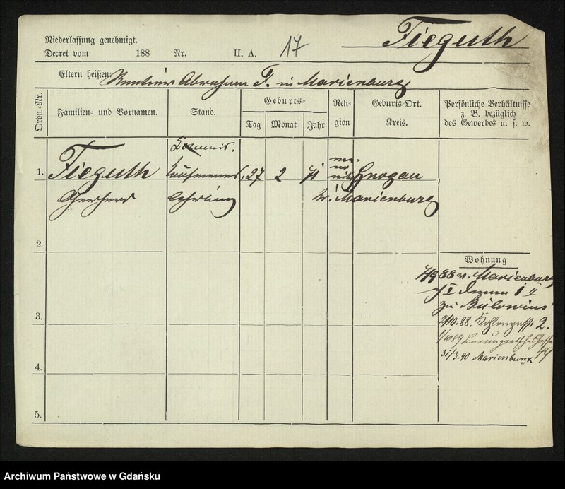 image.from.unit.number "Karty meldunkowe: Fiege - Fincke"