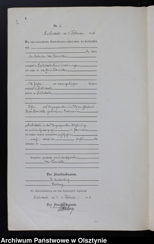 image.from.unit.number "Sterbe-Neben-Register Nr 1 - 47"