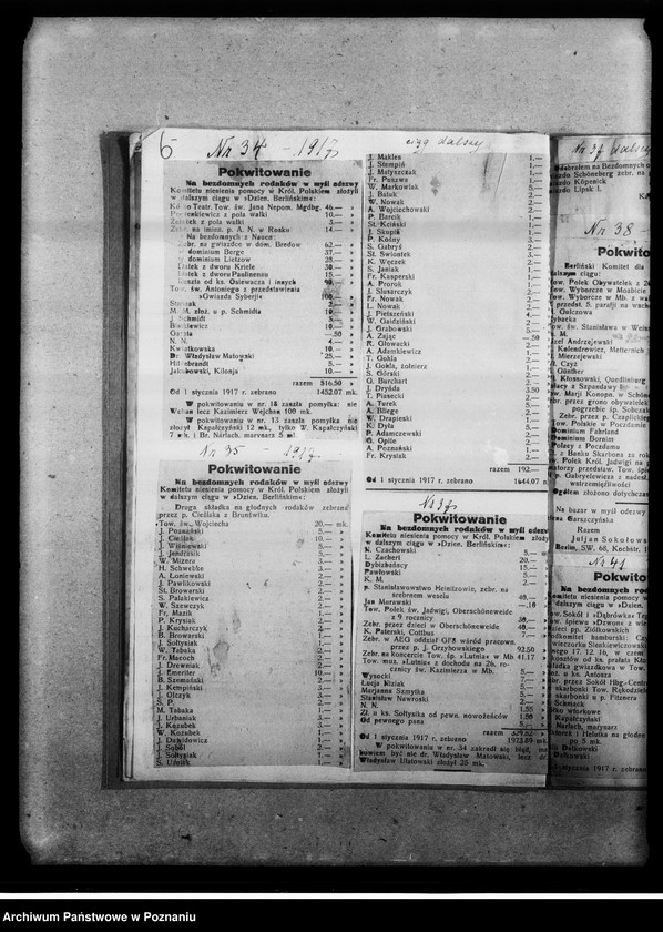 Obraz 11 z jednostki "Podziękowania w prasie za dary pieniężne dla bezdomnych Polaków. [Wycinki prasowe]"