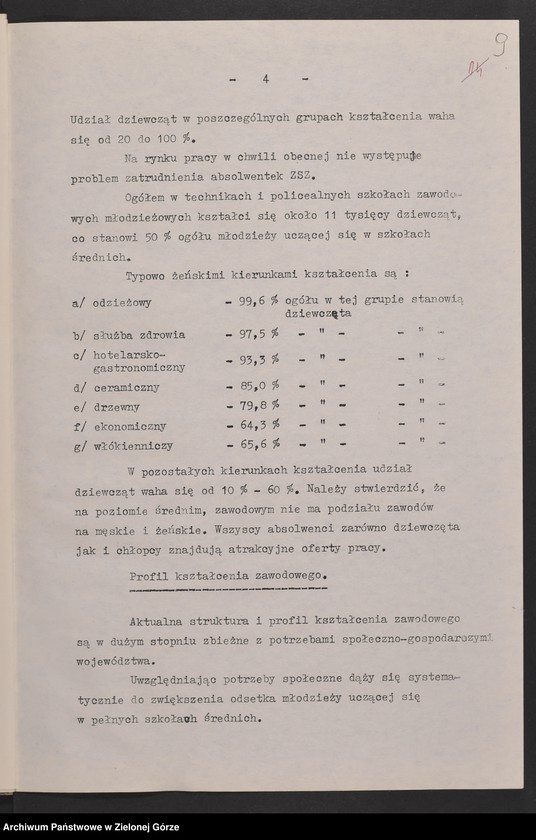 image.from.unit.number "Protokóły z posiedzeń Komisji Wychowania, Oświaty i Kultury Wojewódzkiej Rady Narodowej w Zielonej Górze; Nr 7 - 13"