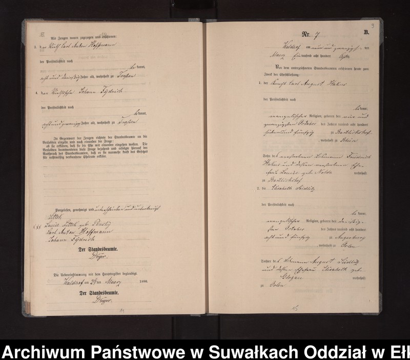 image.from.unit.number "Heiraths-Neben-Register des Königlich Preussischen Standes-Amtes Orlen Kreis Loetzen"