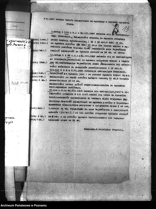 Obraz 17 z jednostki "Badanie mięsa - taryfa opłat"