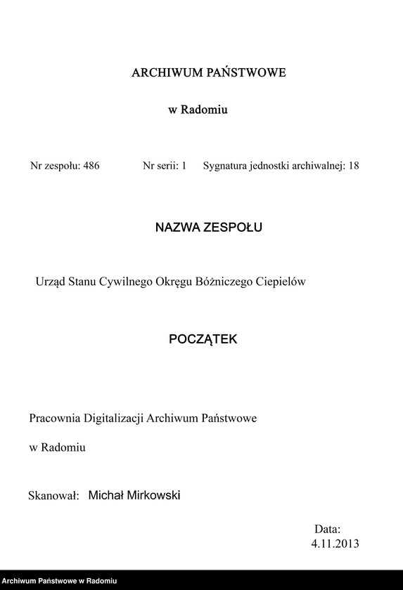 image.from.unit.number "[Duplikat akt urodzonych, zaślubionych i zmarłych Okręgu Bóżniczego Ciepielów za 1891 r.]"