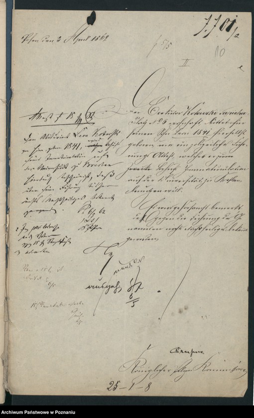 Obraz 13 z jednostki "A. betr. Leon Kotowski, Stud. phil. aus Breslau"