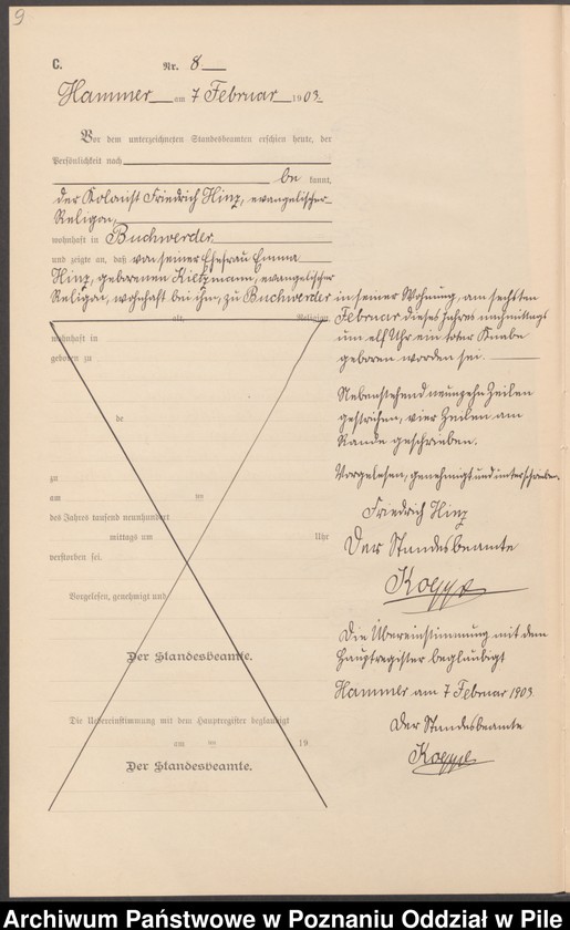 Obraz 12 z jednostki "Księga zgonów"