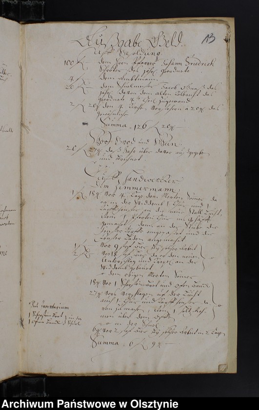 image.from.unit.number "Jahr Rechnung der Silberbachschen Kirchen"