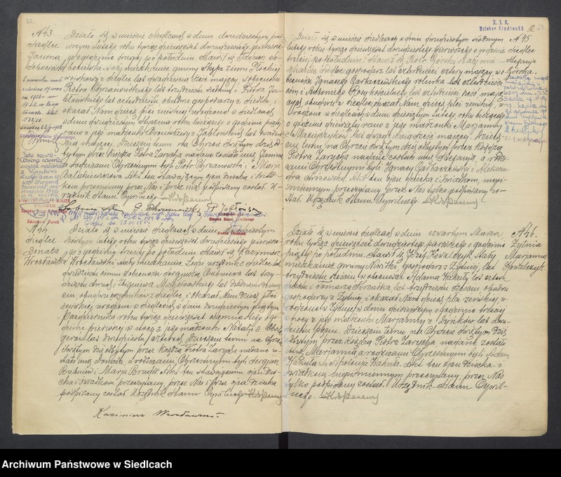 Obraz 15 z jednostki "Akty urodzeń, małżeństw, zgonów"