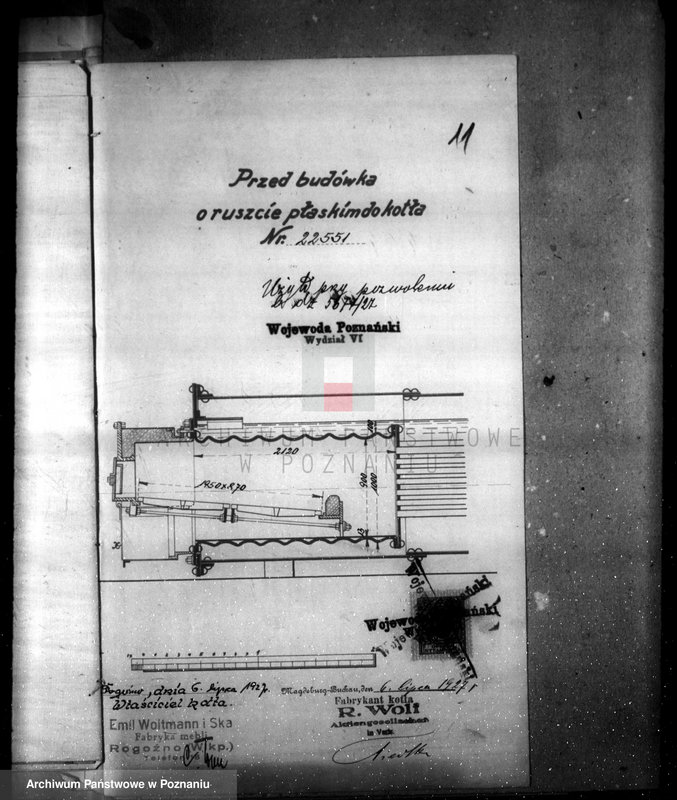 Obraz 15 z jednostki "Fabryka mebli własność. E. Woltmann i Ska. w Rogoźnie nr woj. kotła 6012"