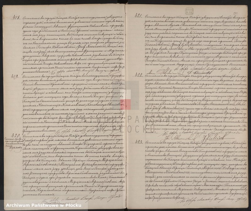 image.from.unit.number "Akta urodzeń, małżeństw i zgonów"