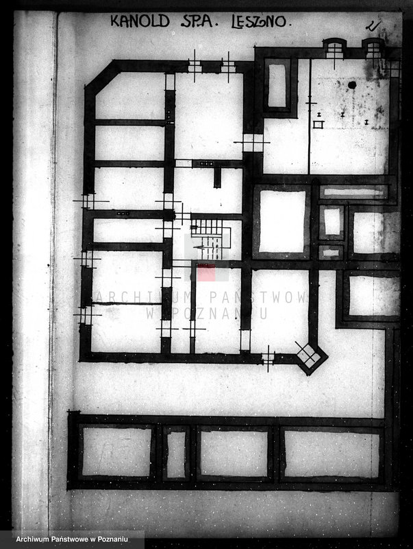 Obraz 6 z jednostki "Fabryka Cukierków "Kanold" S.A. w Lesznie, rysunki budowlane"