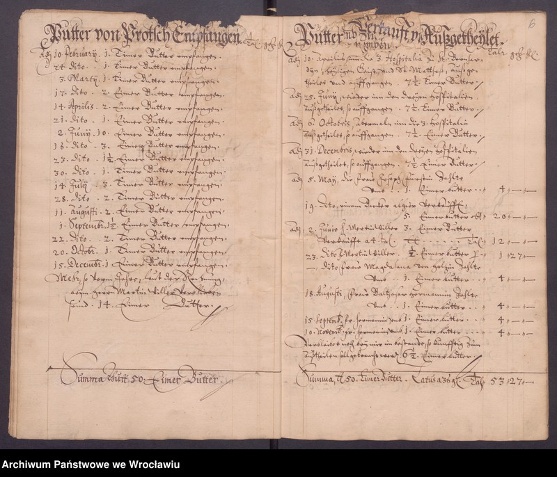 image.from.unit.number "Jahrerechnungen der güter Protsch, Peiskerwitz und Domslau"