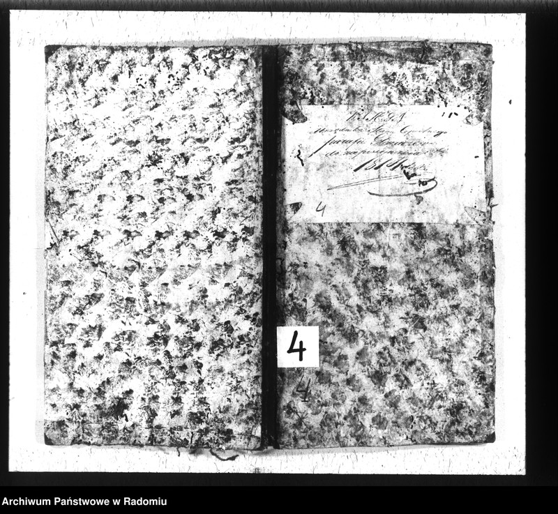 image.from.unit.number "Księga urzędnika stanu cywilnego parafii Głowaczew do zapisywania akt 1814 roku"