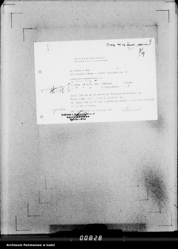 Obraz 13 z jednostki "Lieferscheine"