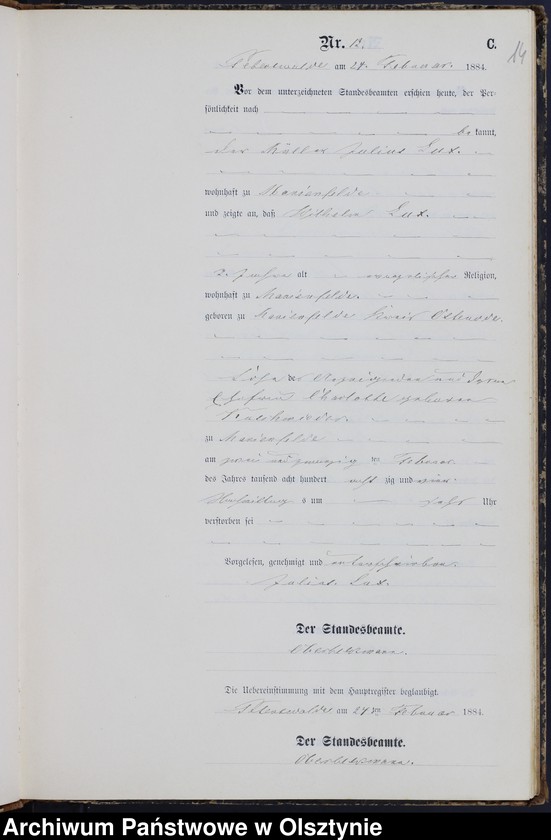 image.from.unit.number "Sterbe-Neben-Register Nr 1 - 115"