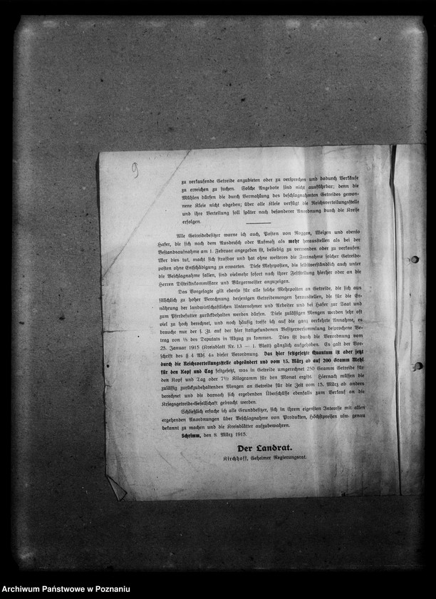 image.from.unit.number "Afisze, druki, odezwy, wycinki prasowe związane z wybuchem wojny i jej przebiegiem, między innymi telegramy: o mobilizacjiz 2 sierpnia 1914 roku i rekwirowaniu pojazdów oraz rozkład jazdy pociągów specjalnych w związku z mobilizacją [język niemiecki.]"