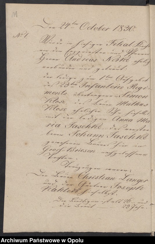 image.from.unit.number "Duplikate der Kirchen-Matrikel von Grosz-Briesen [Gross Briesen]1830-1858 [kościół filialny w Brzezinach parafii rzymskokatolickiej w Skoroszycach (Friedewalde)]"