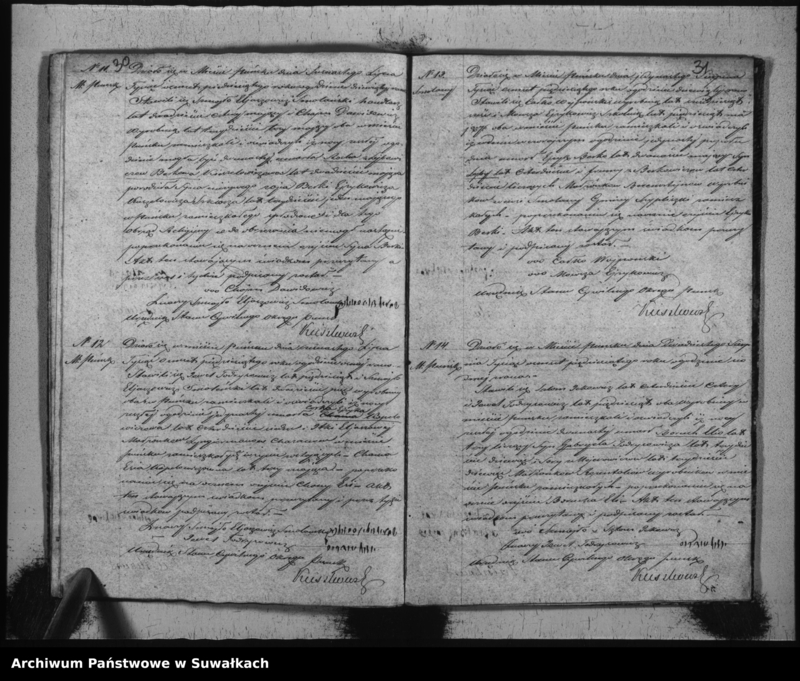 image.from.unit.number "Duplikat Akt Urodzonych, Zaślubionych i Umarłych Urzędnika Stanu Cywilnego Okręgu Puńsk z r.1850."