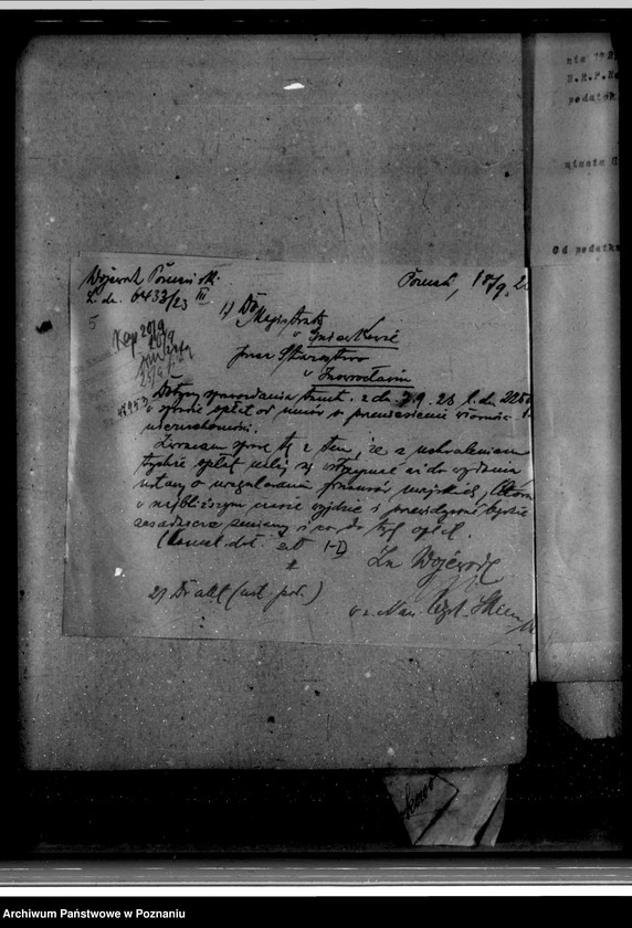 Obraz 9 z jednostki "Miasto Gniewkowo Podatki komunalne /ustawa z dnia 11.8.1923 Dz. URP nr 94 poz. 747/"