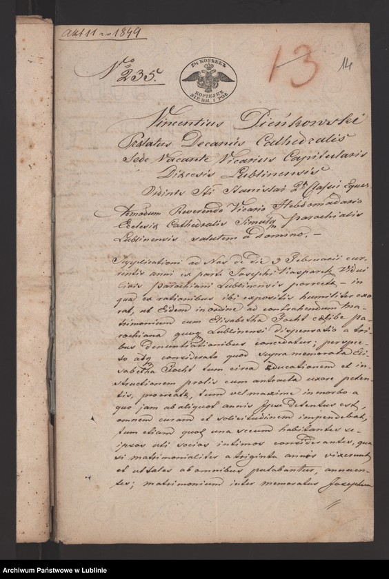 image.from.unit.number "Alegaty do księgi urodzeń, małżeństw i zgonów z 1858 r."