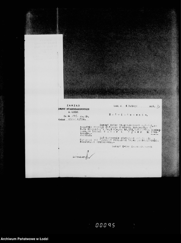 Obraz 7 z jednostki "Akta dotyczące wyborów do Rady Miejskiej"