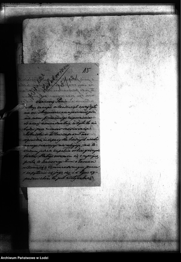 Obraz 20 z jednostki "Listy różnych do Sekcji Zaprowiantowania Miasta"