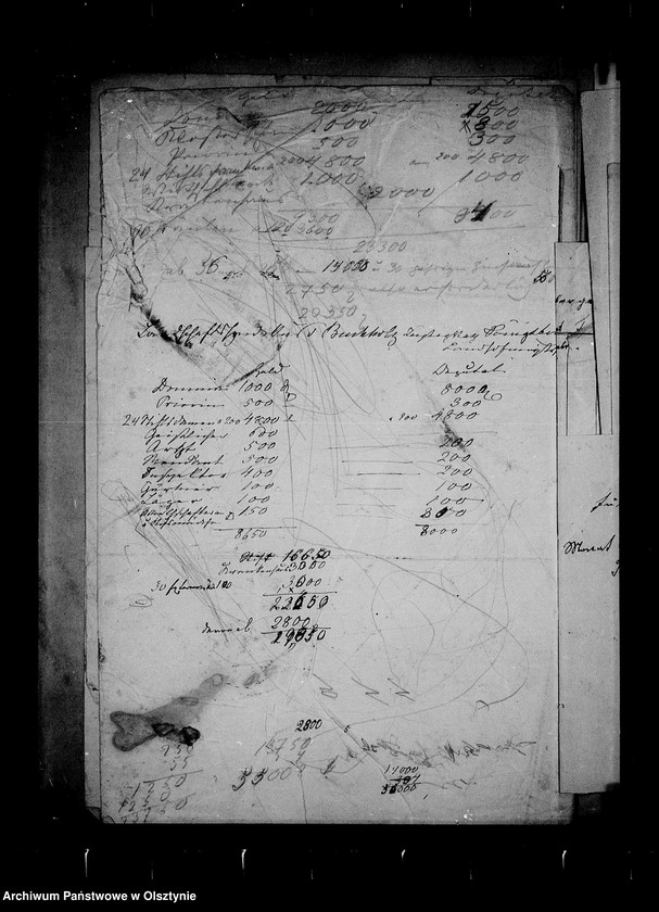 image.from.unit.number "/Berechnungen v. Einkünften u. Zahlungen in dem v. A. Gfin Lehndorff- Steinort projektierten Siechen- u. Waisenhäusern/"