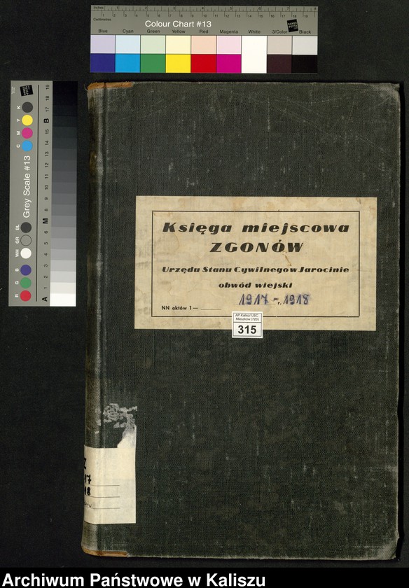 Obraz 2 z jednostki "Księga miejscowa zgonów"