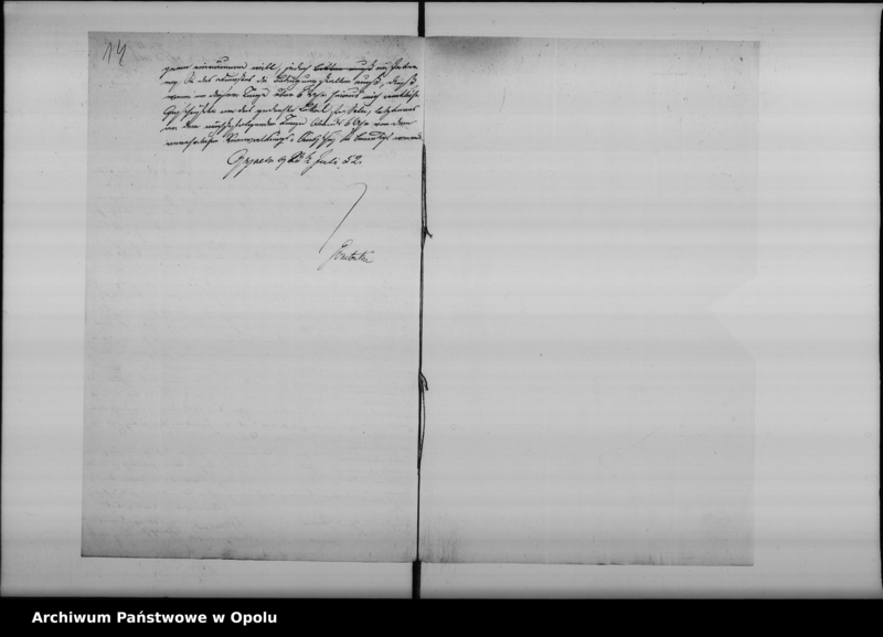 Obraz 14 z jednostki "Acta des Magistrats zu Oppeln betreffend die Hiesige Bürgerbank später benannt Hilfs - Darlehns - Kasse für selbständige Gewerbetreibende de Anno 1848 - 66"