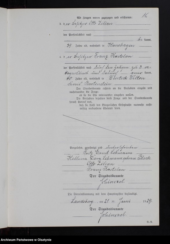 image.from.unit.number "Heiraths-Neben-Register Nr 1 - 18 [ Księga małżeństw - wtóropis ]"