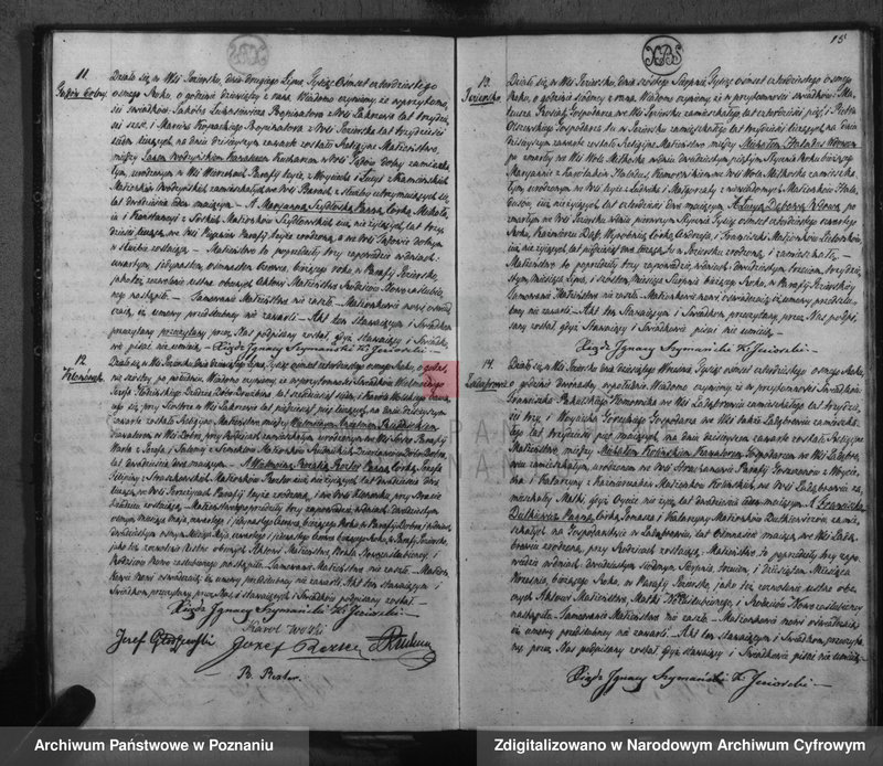 Obraz 17 z jednostki "Akta urodzeń, małżeństw i zgonu"