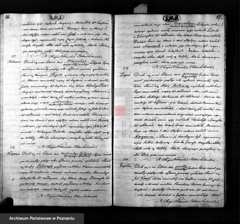 Obraz 14 z jednostki "Duplikat urodzonych, zaślubionych i zmarłych"