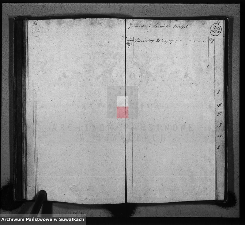image.from.unit.number "Księga do zapisywania aktów cywilnych zejścia gminy wiżayńskiey, departamentu łomżyńskiego, powiatu kalwaryjskiego na rok 1814"
