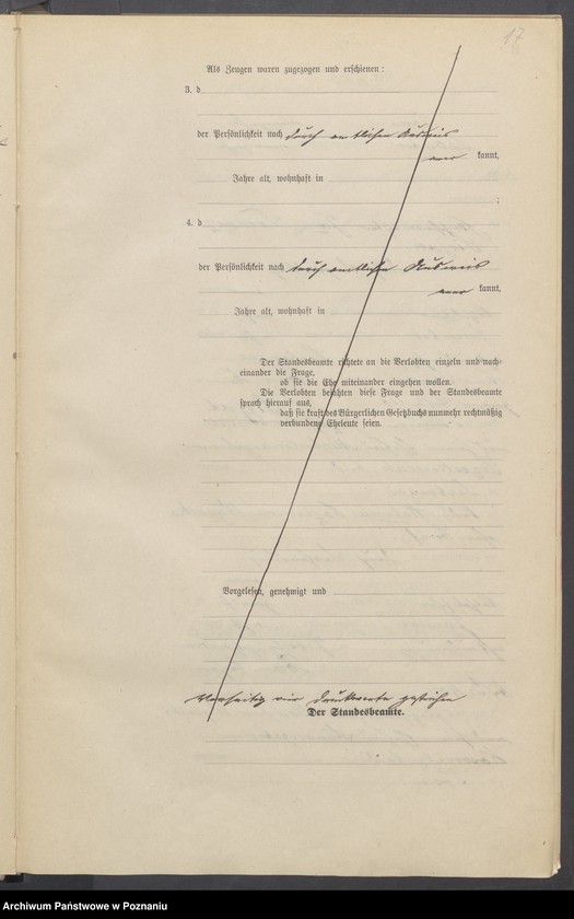 Obraz 19 z jednostki "Księga miejscowa małżeństw tom V [Rejestr główny małżeństw]"