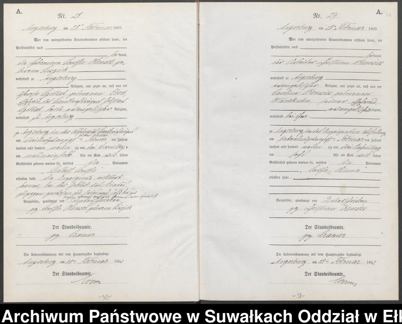 image.from.unit.number "Geburts-Neben-Register des Preussischen Standes-Amtes Angerburg Kreis Angerburg"