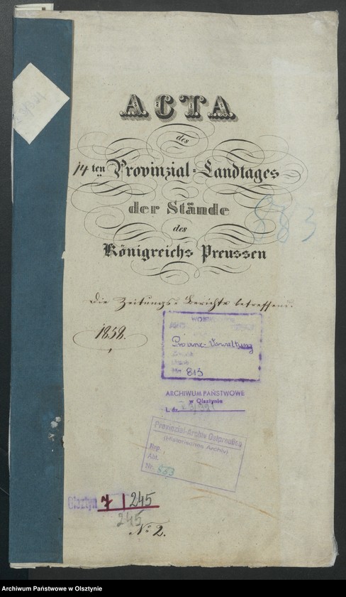 image.from.unit.number "Acta des 14ten Provinzial-Landtages der Stände des Königreichs Preussen. Die Zeitungs-Berichte"
