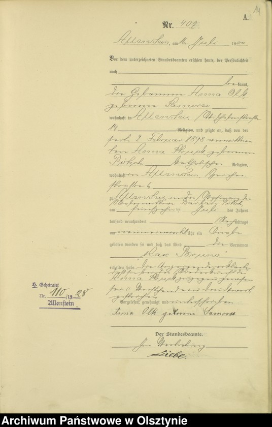 image.from.unit.number "Geburts-Haupt-Register Tom II,Nr 395 - 726"