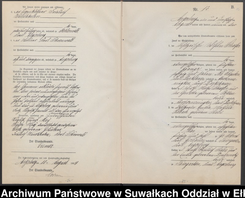 image.from.unit.number "Heiraths-Neben-Register des Preussischen Standes-Amtes Angerburg Kreis Angerburg"