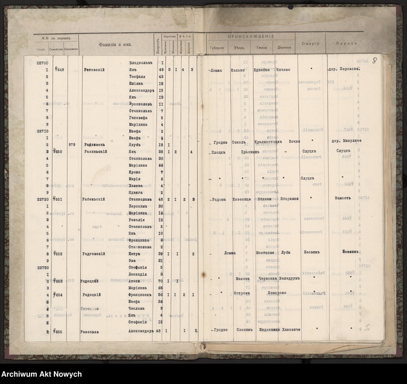 image.from.unit.number "Spis wysiedlonych. Litera R."