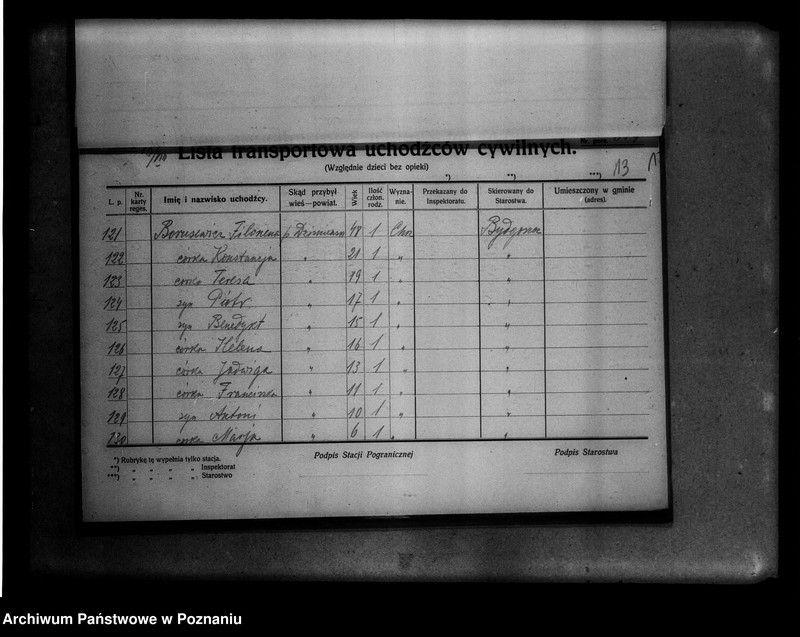 Obraz 17 z jednostki "Lista uchodźców cywilnych."