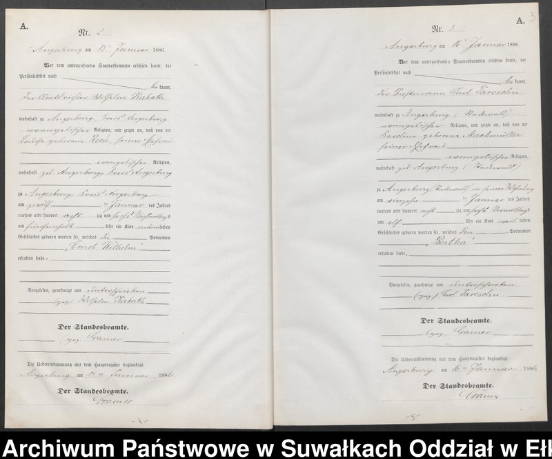 image.from.unit.number "Geburts-Neben-Register des Preussischen Standes-Amtes Angerburg Kreis Angerburg"