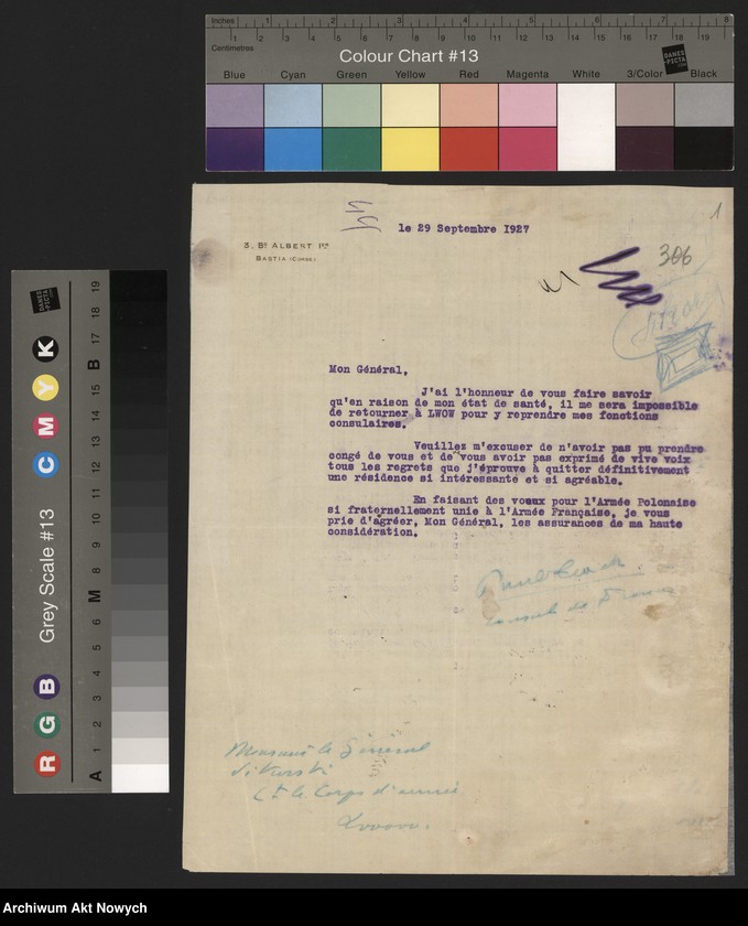 image.from.unit.number "Flach Paul, konsul Republiki Francuskiej we Lwowie. Podziękowanie i życzenia."