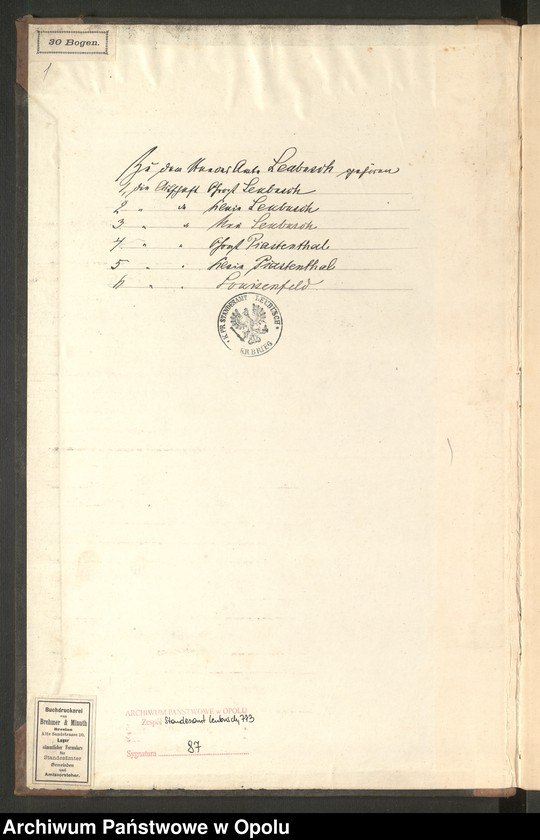 image.from.unit.number "Sterbe-Neben-Register Standes-Amt Leubusch 1891"