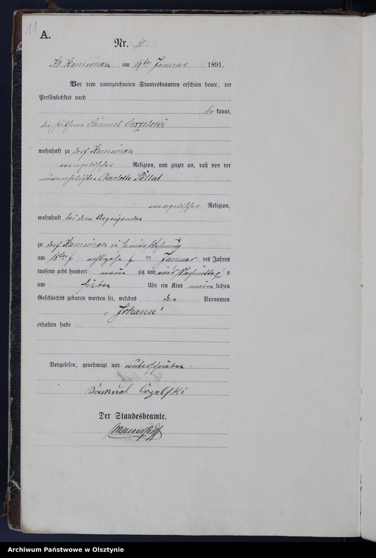 image.from.unit.number "Geburts-Haupt-Register Nr 1 - 151"