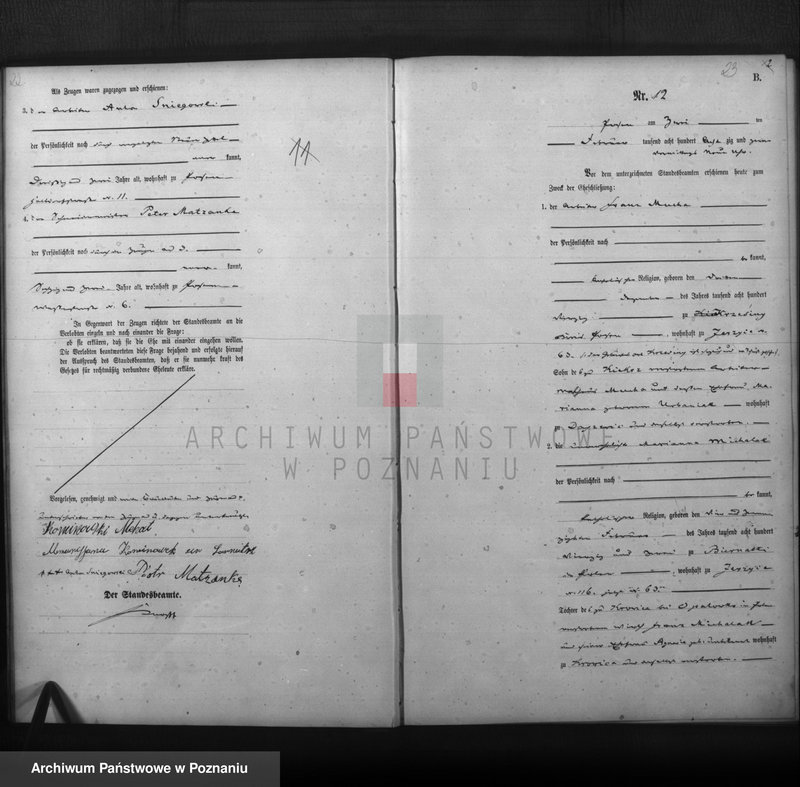 Obraz 13 z jednostki "Księga małżeństw"