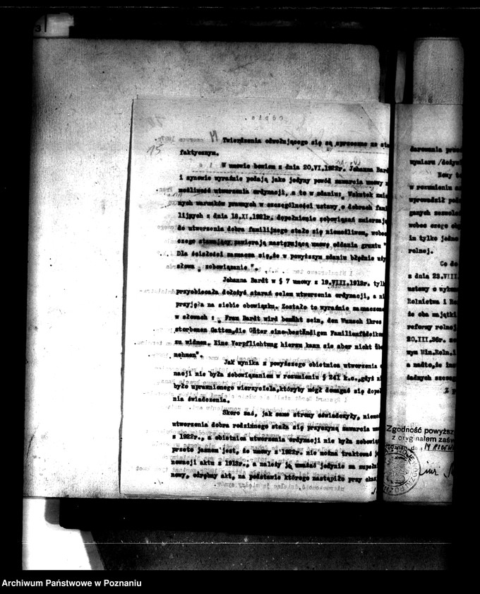 Obraz 19 z jednostki "Przymusowy wykup majątku Niemierzewo i Lubosz powiatu międzychodzkiego"