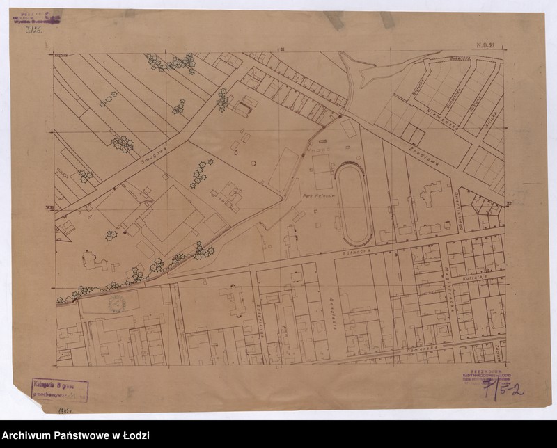 Obraz 2 z jednostki "Plan m. Łodzi 1:2000. Sekcja NO21"