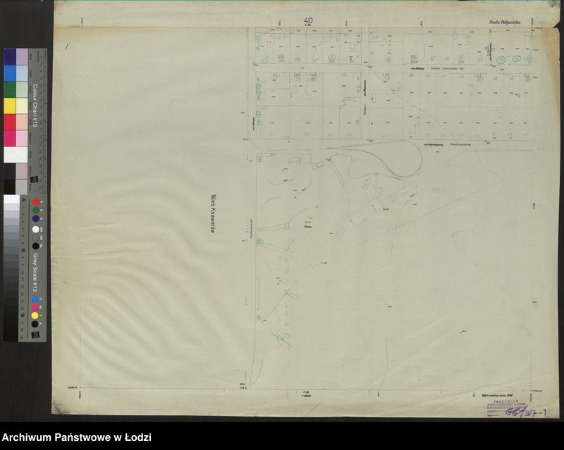 Obraz 1 z jednostki "Plan miasta Rudy Pabianickiej Sekcja 40"