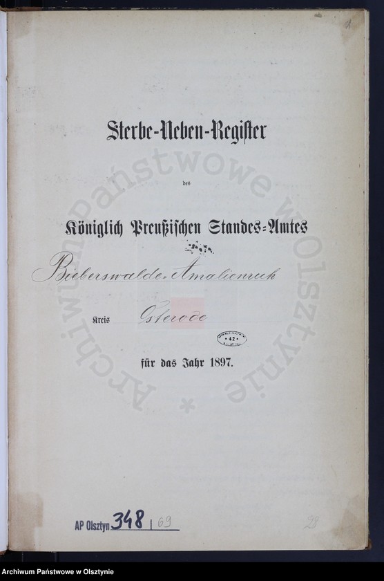 image.from.unit.number "Sterbe-Neben-Register Nr 1 - 98"