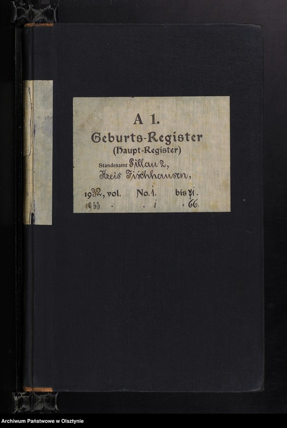 image.from.unit.number "Geburts-Haupt-Register Nr 1 - 71 i 1 - 66"