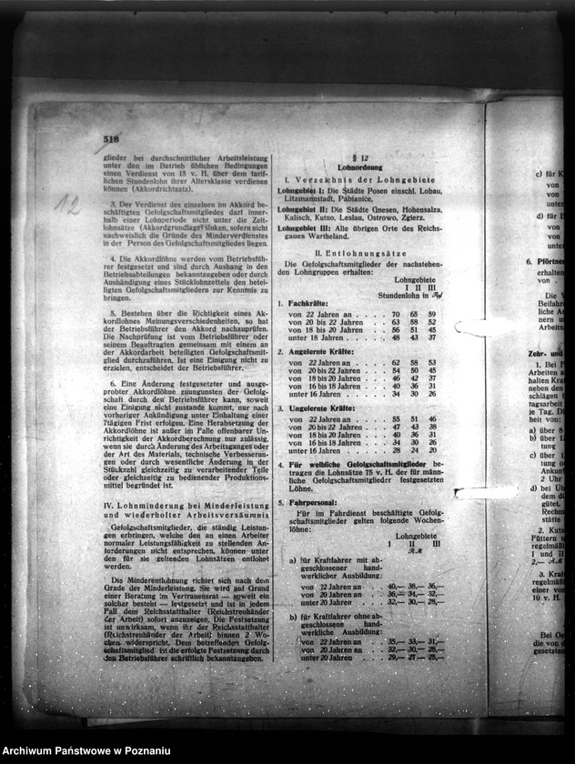 Obraz 15 z jednostki "Anordnung und Erlasse über Wohnung und Mietpolitik im Reichsgau Wartheland"